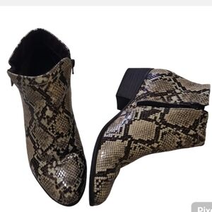 Union Bay Reptile Print Booties.